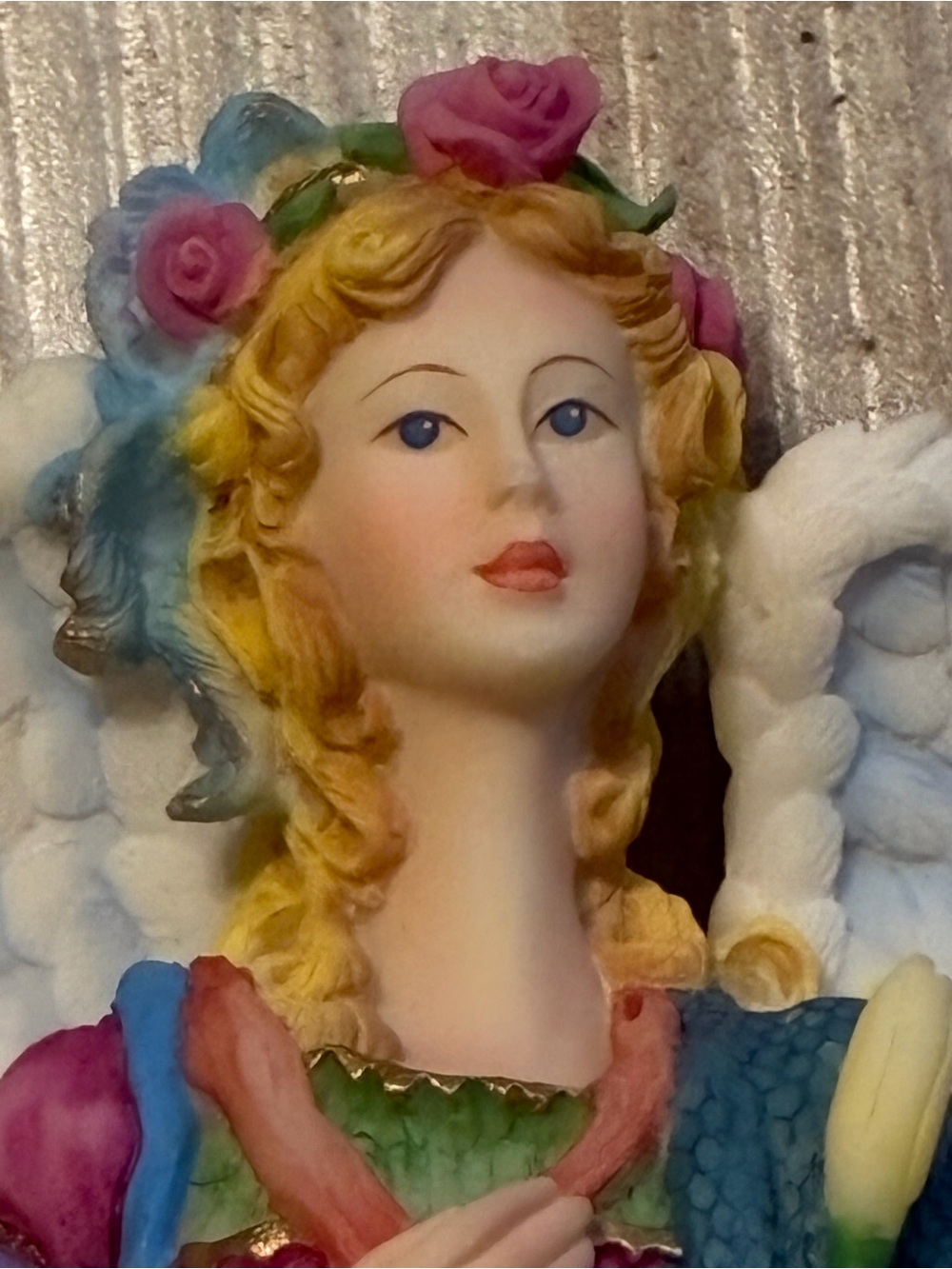 VINTAGE 1997 LENOX THE ANGELS OF LIFE COLLECTION THE ANGEL OF PEACE 11.5"